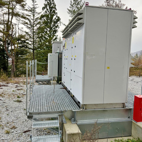 2021 Mega-Solar in Okayama, 22kV Power Receiving Container x 1 unit, Inverter/TR/RMU Skid x 9 units