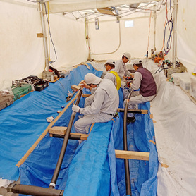 2019 Mega-Solar in Okayama, 77kV Cable and Connection Work